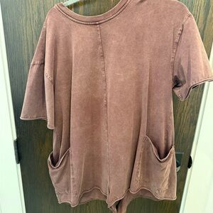 FP movement Hot Shot Romper in brown